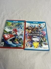 Lot Of 2 Mario Kart 8, Super Smash Bros Wii U Complete - Tested & Working