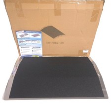 27.6"L &times; 1.6"H Wheelchair Bridge Threshold Ramp for Doorways, Fits 2.8"&ndash;5.1" W