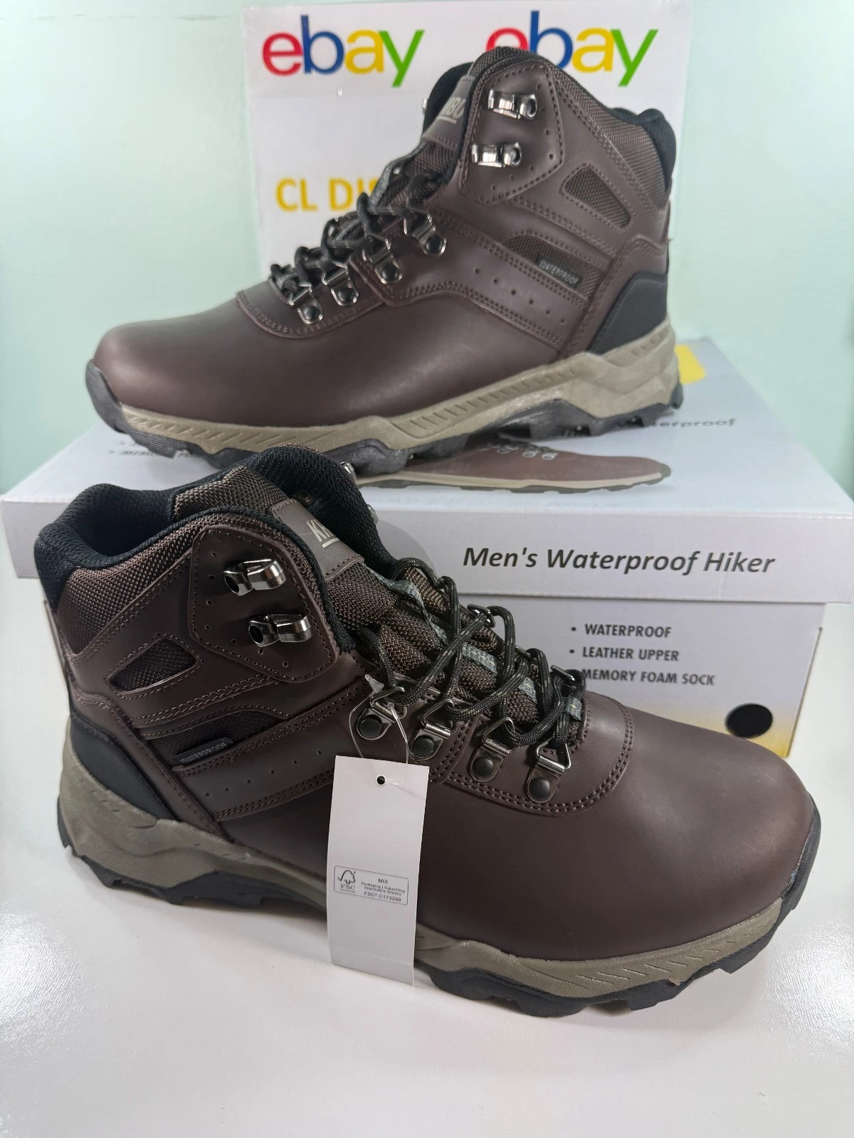 NEW Khombu Kenny Men's Waterproof Hiker Boot - FREESHIP