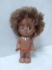 Vintage USSR Rare Black Doll Cartoon Rubber Soviet Doll