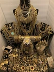 Huge-Estate-jewelry-Lot -Redesign-Great For Craft-Junk-gold tone-costume-10lbs