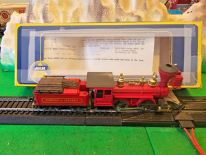 HO Scale Rivarossi W&ARR Steam Locomotive & Tender Set 2-4-0 JW Bowker Tested!