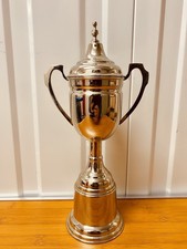 ? Silver Trophy 12? | UnEngraved | Vintage Cup | Award Display or Repurpose #R