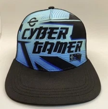 Cyber Gamer ESX360 E Sports Pro Wear Blue/Black Adjustable Cap Snapback Youth
