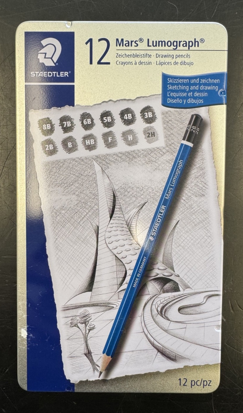 Tin Sets - Set Of 12 Sketching