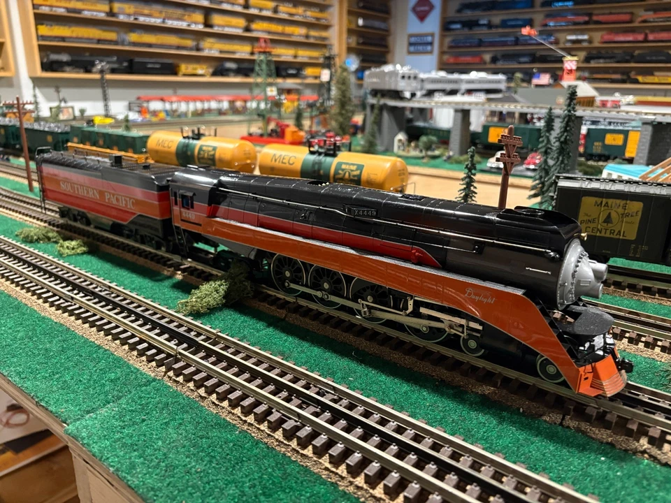 Williams 5600 O BRASS Southern Pacific 4-8-4 GS-4 Steam Locomotive #4449 EX/Box - Image 2 of 4