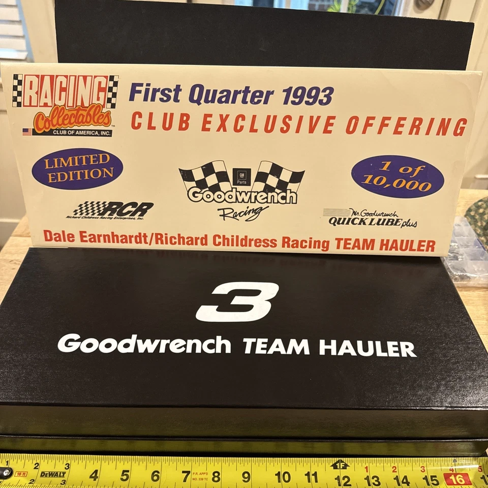 Ultra Raro Dale Earnhardt Richard Childress Racing Team Hauler RCCA Club 1993!! - Imagem 2 de 4