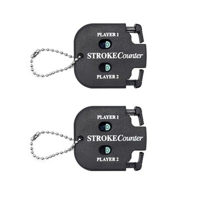 Medsuo 2pcs Golf Score Indicator 2 Player Stroke Counter Clicker Portable Gol...