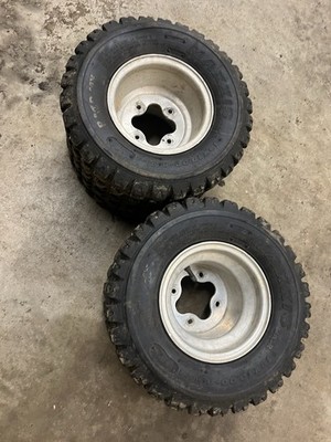 04 Suzuki Ltz400 Z400 Itp Back Rear Wheels Rims Tires Set Maxxis
