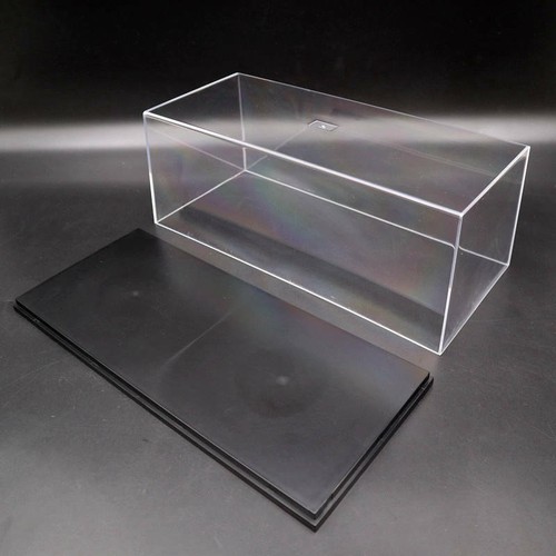 Acrylic Case Model Car Display Box Show Transparent Dust Proof 29cm Clear 1/24 - Picture 7 of 7