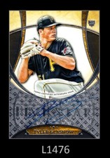 1-2017 TOPPS FIVE STAR ROOKIE AUTO TYLER GLASNOW RAYS THICK STOCK