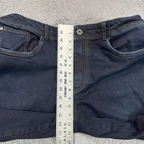 Kuhl Rydr Jeans Mens 38x32 Pants Cotton Blend Hiking Outdoor Blue - Picture 12 of 12