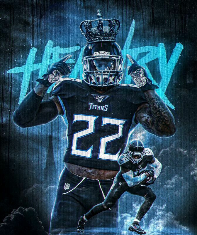 525708 DEREK HENRY Football Touchdown 1 24x18 WALL PRINT POSTER | eBay