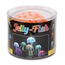 FSHL0001 Fluorescent Jellyfish Aquarium Fish Tank Decoration Fish Safe Ornament