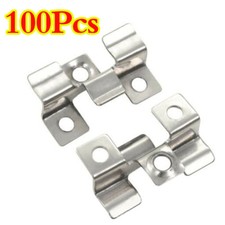 100x Composite Stainless Steel Hidden Decking Fastener 8mm Fixing Board Clips UK
