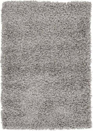 Rugs.com Solid Shag Collection Rug – 2' x 3' Cloud Gray Shag Rug - Picture 5 of 5