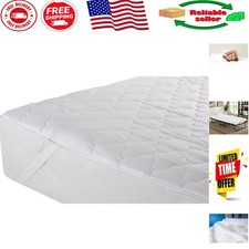 Quilted Cot Size Mattress Pad 30x75 - Breathable and Washable Comfort