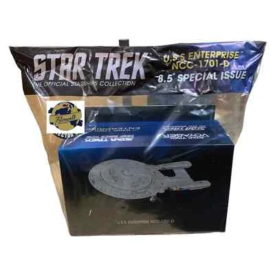 NCC-1701-D Star Trek XL Eaglemoss Metal Nave Espacial Modelo 1. Edición embalaje original