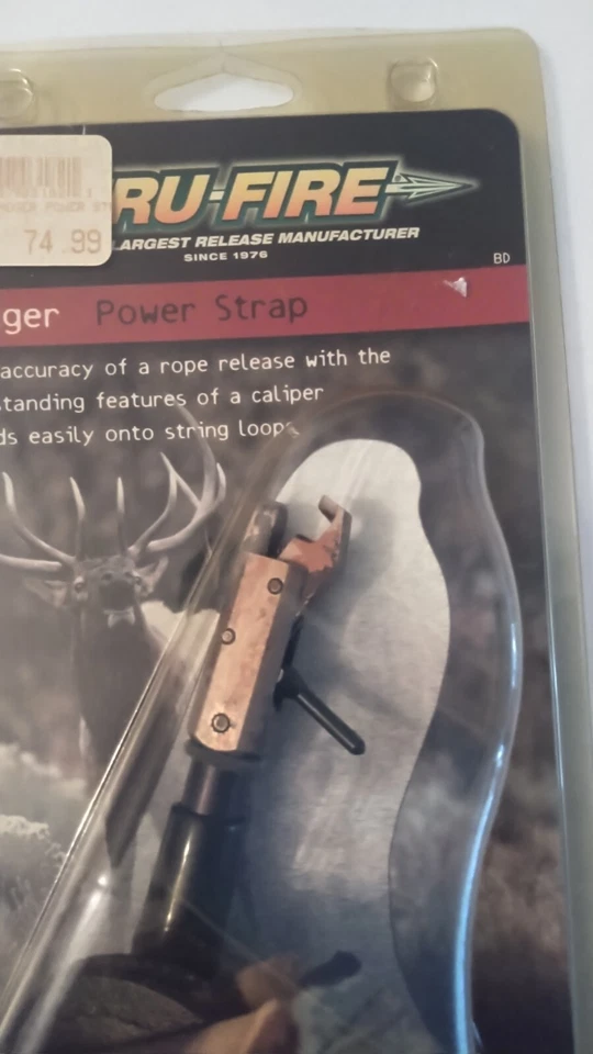 TRU-FIRE Badger Power Strap Archery Release Camo Bow Hunting New - Image 2 of 3