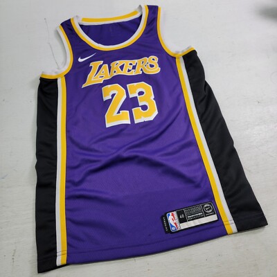 Buy Nike Lebron James La Lakers Jersey NBA Swingman #23 Mens Size