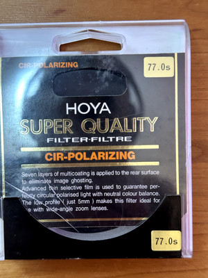 HOYA HRT CIR-PL UV 77mm Filter - CIR-POLARIZING