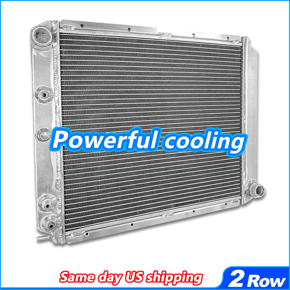 Aluminum Radiator Fits Volvo 240 242 244 245 264 740 745 760 780 940 DL GLE - Image 2 of 4