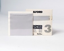 Ilford Multispeed Multigrade Filter 3 3" x 3" Printing Filters