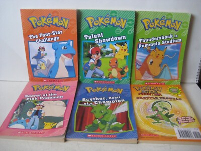 Pokemon Chapter Books - Lot of 6 Scholastic Adventure Softcover