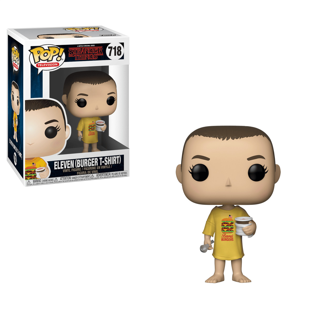 Funko Pop! Vinyl: Stranger Things - Eleven - (Benny's Burgers