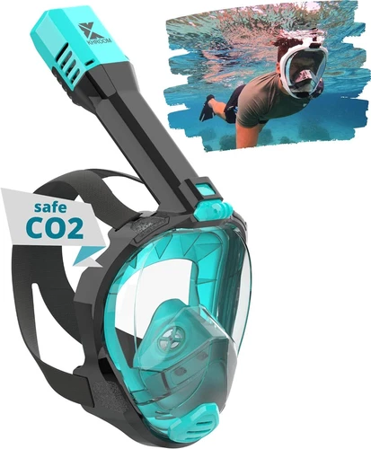 Full Face Snorkel Mask Adult CO2 Safe | Best Snorkel Mask From Khroom