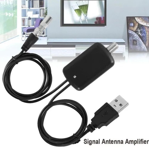 HDTV Antenna Amplifier Signal-Booster TV High Gain Channel Boost Indoor C8V7 - Picture 6 of 9