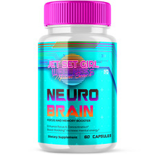 Neuro Brain Support Mental Energy, Boosts Focus Memory 60 Capsules