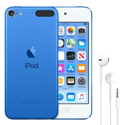 Apple iPod Touch 7th Gen 32GB, IOS 15.8 Model A2178 Blue-very good 