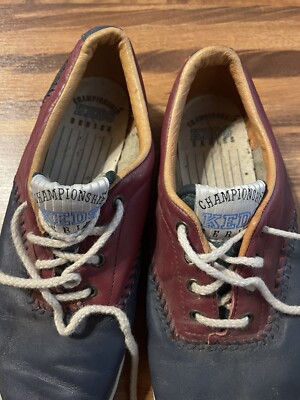 Vintage 1992 Keds Championship Series Leather Baseball Stitch 