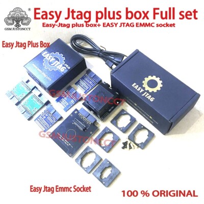 The Best QUALITY NEW Easy-JTAG Plus Box Full box set +emmc socket FAST SHIPPING