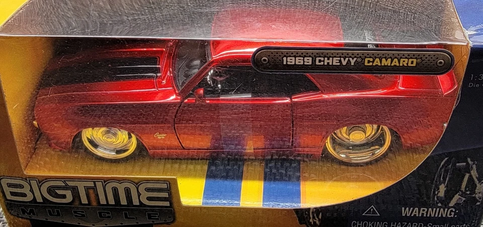 Jada Dub City - Big Time Muscle, Chevy Camaro 1969 escala 1:32 nuevo en caja Foto 3 de 4