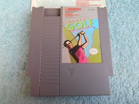 VINTAGE 1988 BANDAI GOLF CHALLENGE PEBBLE BEACH NINTENDO NES HAS ORIGINAL MANUAL