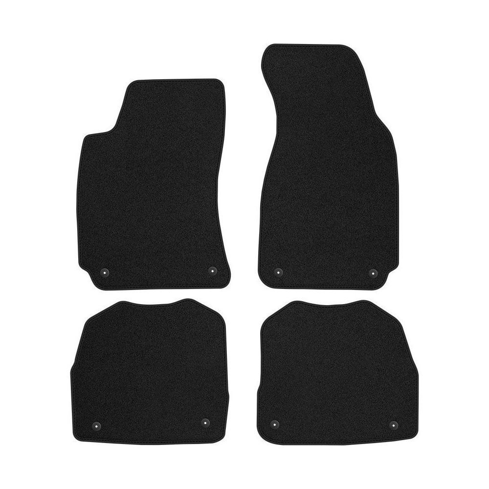 Tapis en velours et cuir rouge Skoda Superb 1 pour vos trajets quotidiens