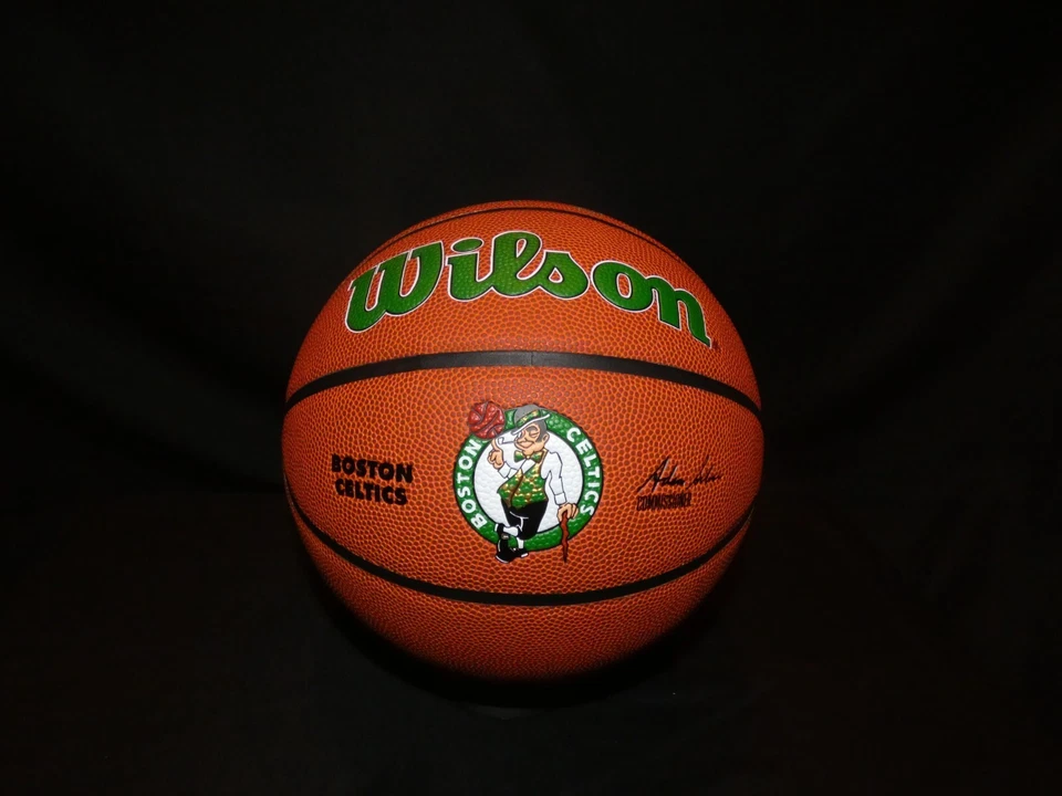Larry Bird Signed Wilson Boston Celtics Logo NBA Basketball JSA COA - Image 2 of 3