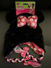 New with Tags NWT Disney Minnie Mouse Peruvian Beanie Laplander Hat