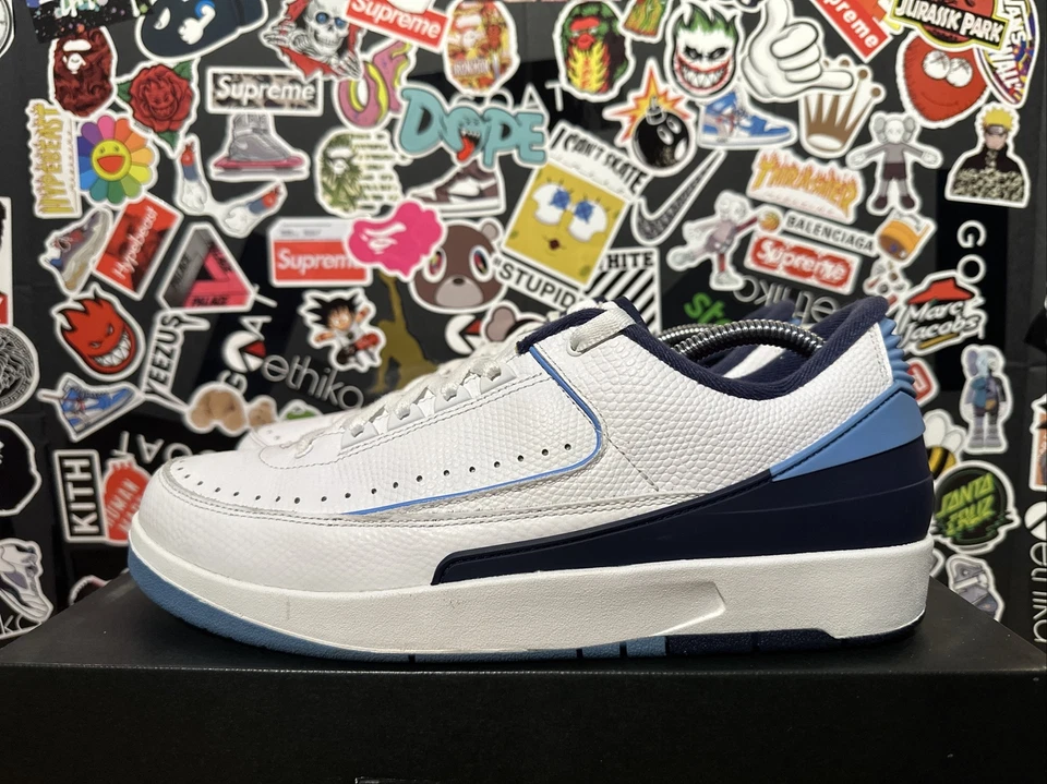 Talla 10.5 - Nike Air Jordan 2 Retro Low Midnight Navy 2016 - 832819-107 Artículo 1268 Foto 2 de 4