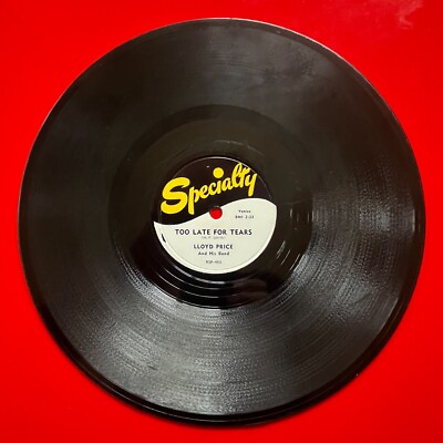 LLOYD PRICE & HIS BAND · TOO LATE FOR TEARS / LET ME COME HOME rare 50's R'N'B