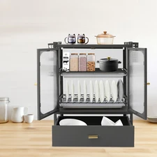 Multifunctional Kitchen Storage Cabinet Dish Cabinet Kitchen Countertop Cabinet