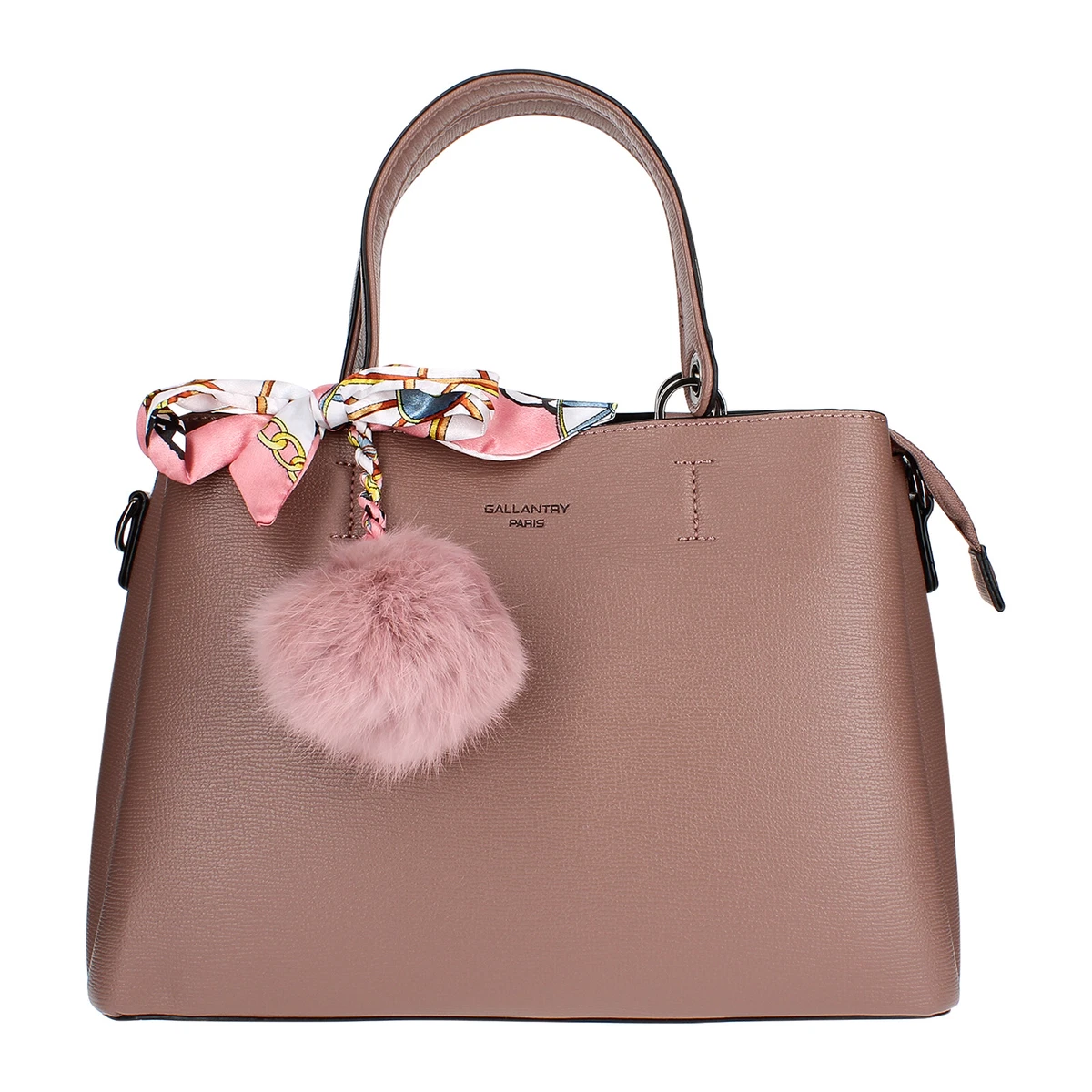 Sac a main avec pompon top
