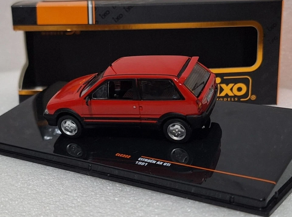 Citroen AX GTi 1991 Vermelho 1:43 IXO CLC222 EXTREMAMENTE RARO!! - Imagem 3 de 4