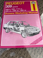 Haynes Peugeot 309 Petrol 1986-1989 Owners Workshop Manual