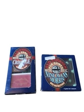 2 Old English Pub Games Cribbage Set & Nine Mans Morris