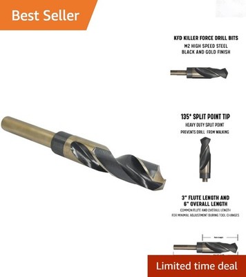 KFD Series 3/4'' Reduced Shank High-Speed Steel Drill Bit