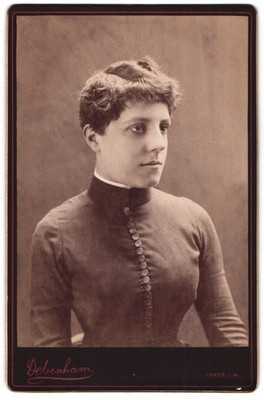 Photography Debenham & Co., West Cowes, 50 High Street, portrait of a young...