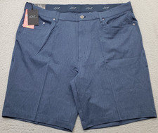 Greg Norman ML75 Microlux Golf Shorts Men 40 Blue Play-Dry Performance G7S25H900